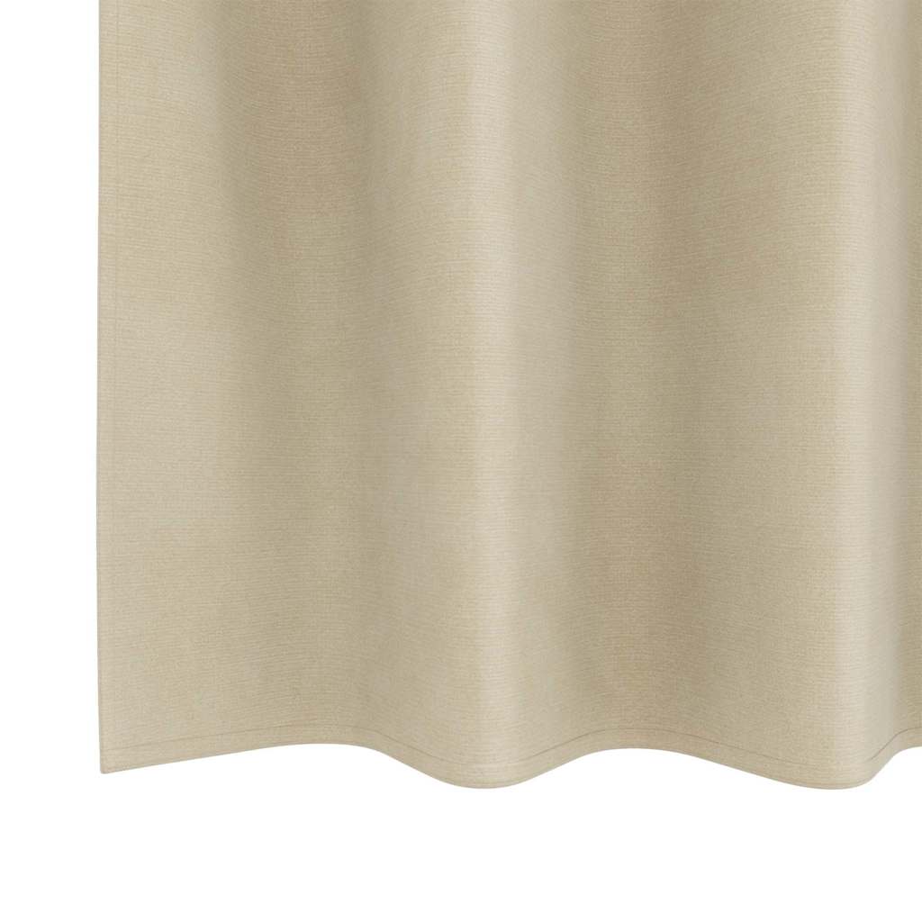 Verdunkelungsvorhänge 2 pcs Creme 140 x 140 cm Samt