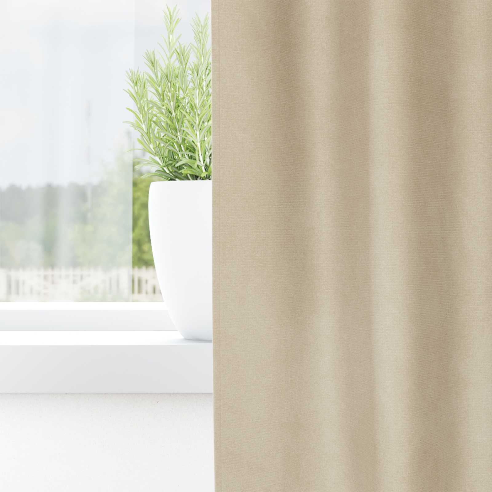 Verdunkelungsvorhänge 2 pcs Creme 140 x 175 cm Samt