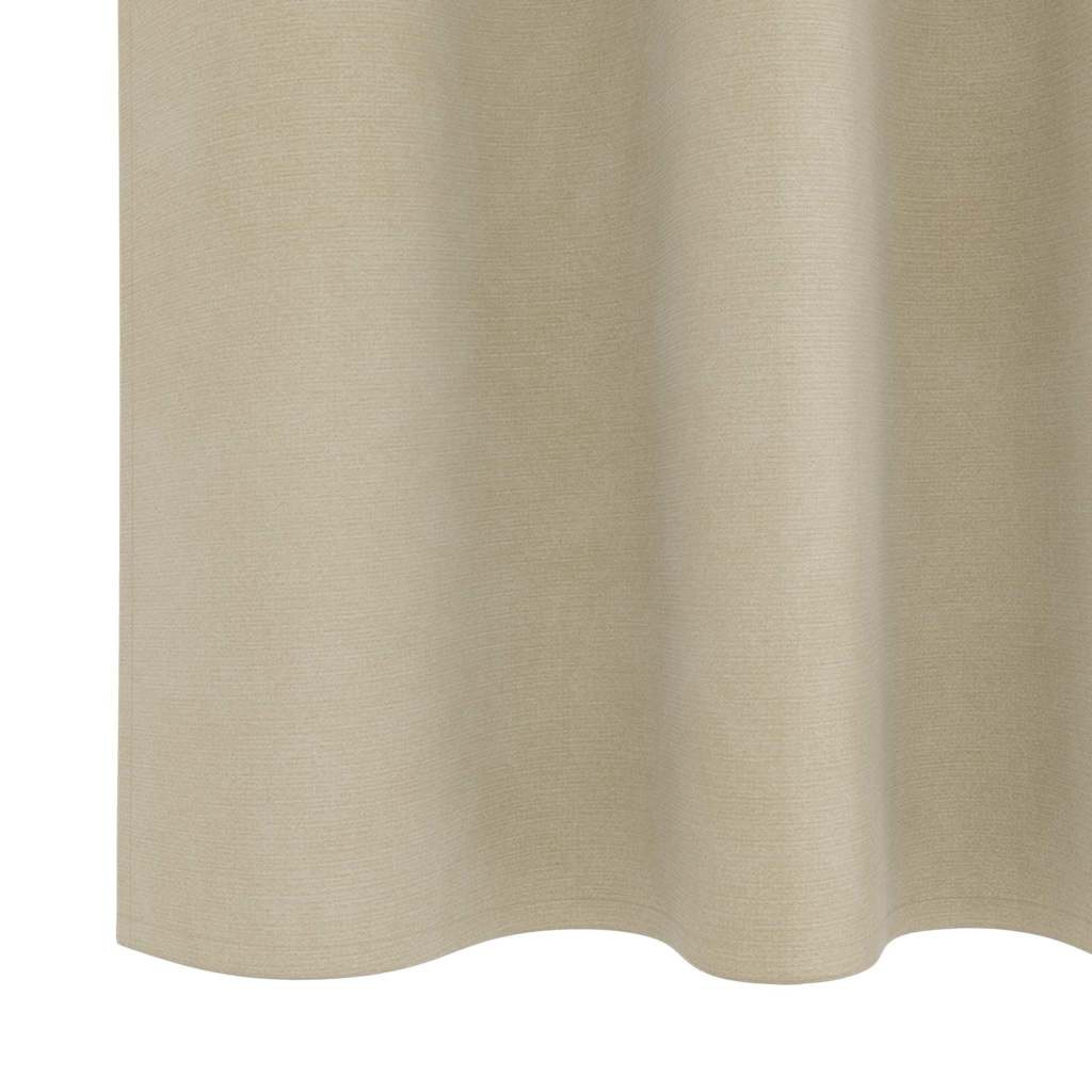Verdunkelungsvorhänge 2 pcs Creme 140 x 245 cm Samt
