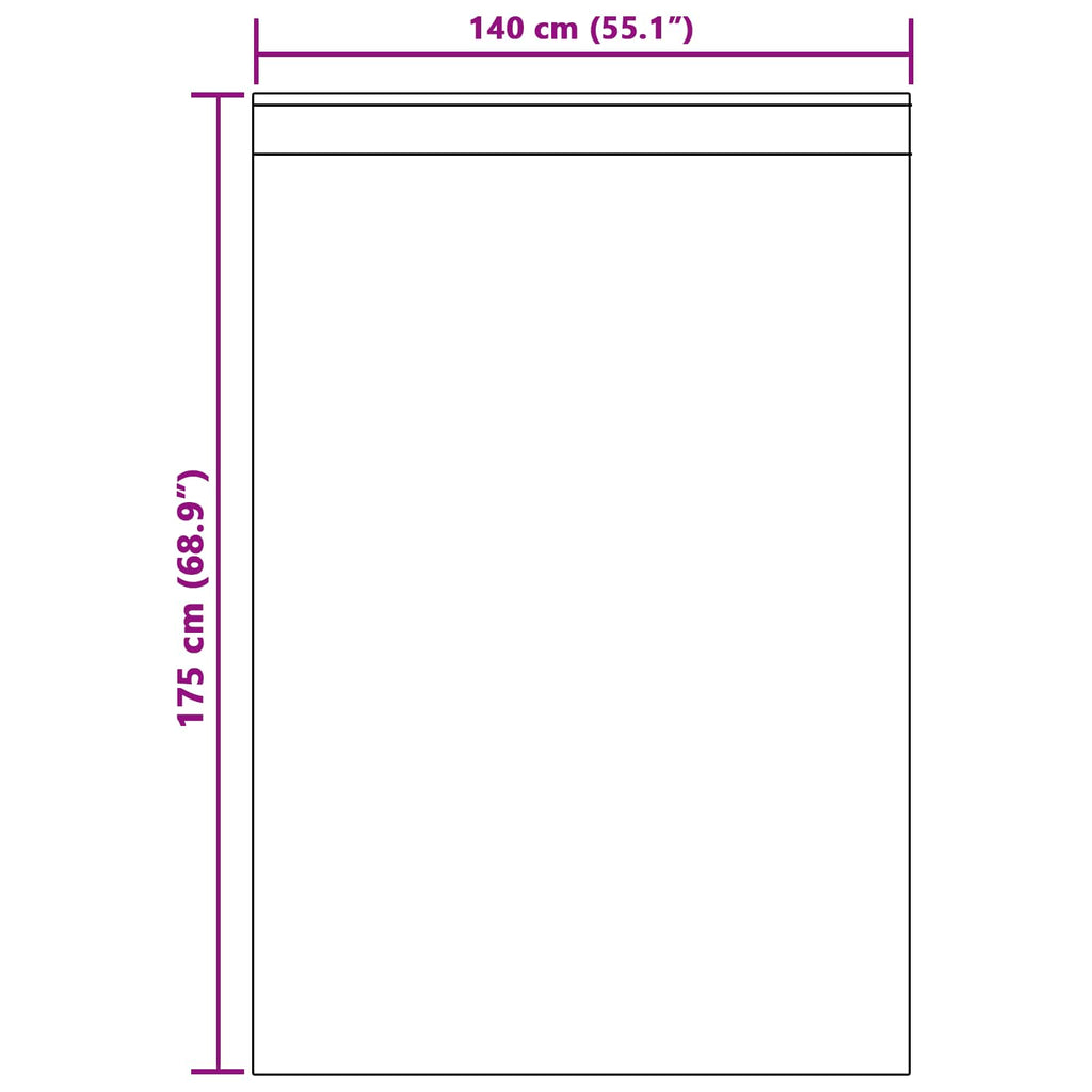 Verdunkelungsvorhänge 2 pcs Dunkelblau 140 x 175 cm Samt