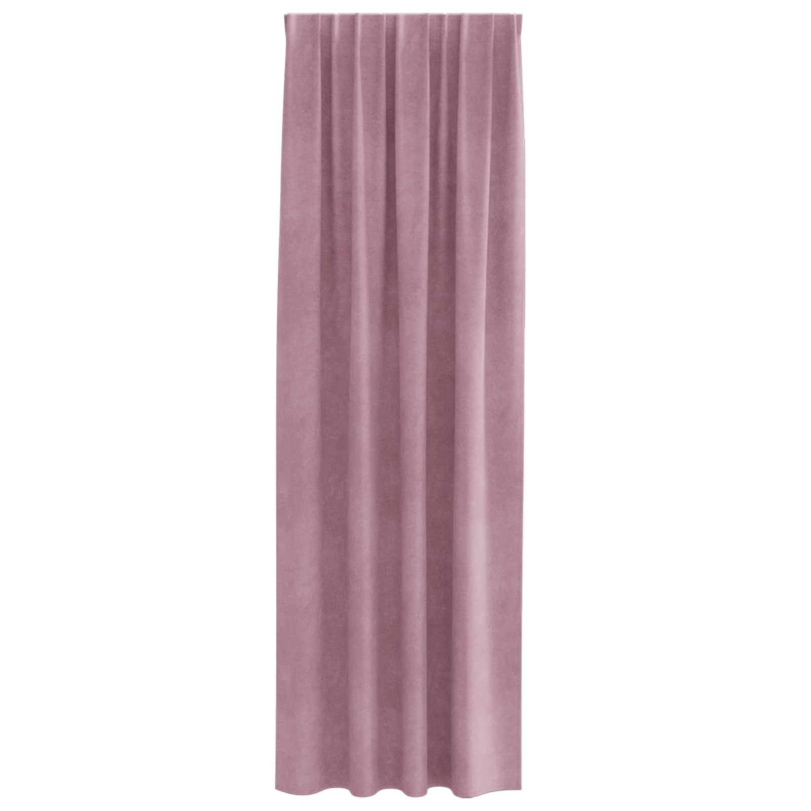 Verdunkelungsvorhänge 2 pcs Dunkelrosa 140 x 260 cm Samt