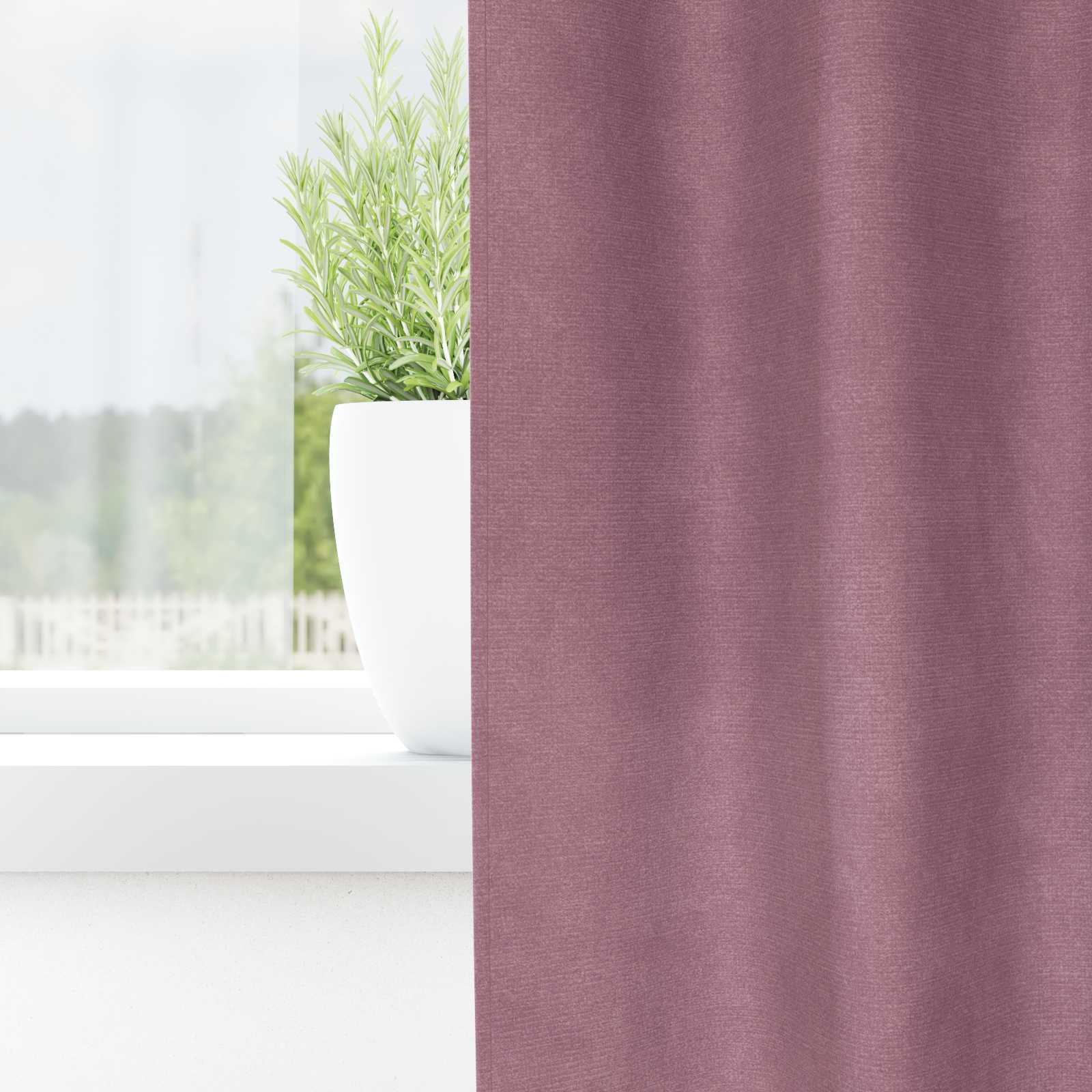 Verdunkelungsvorhänge 2 pcs Dunkelrosa 140 x 140 cm Samt