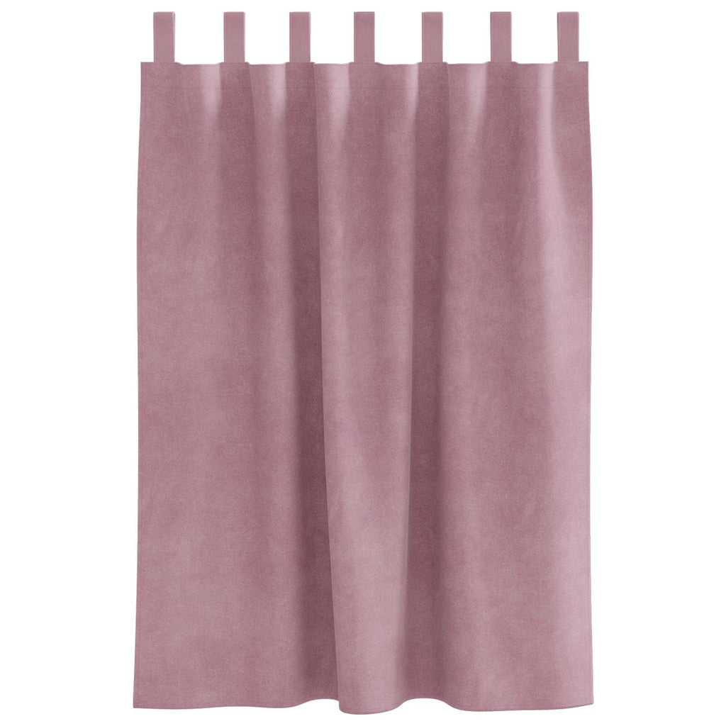Verdunkelungsvorhänge 2 pcs Dunkelrosa 140 x 140 cm Samt