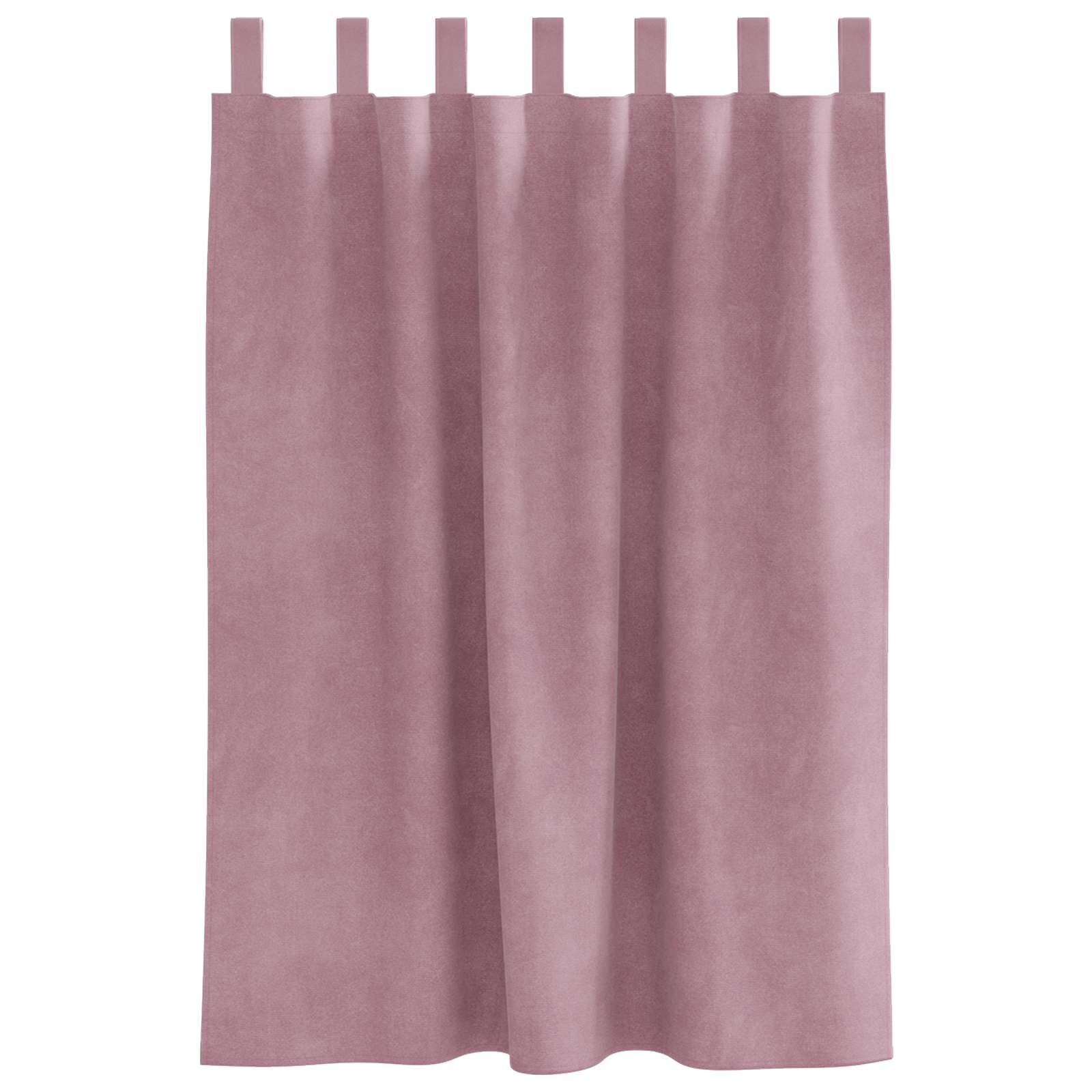 Verdunkelungsvorhänge 2 pcs Dunkelrosa 140 x 140 cm Samt