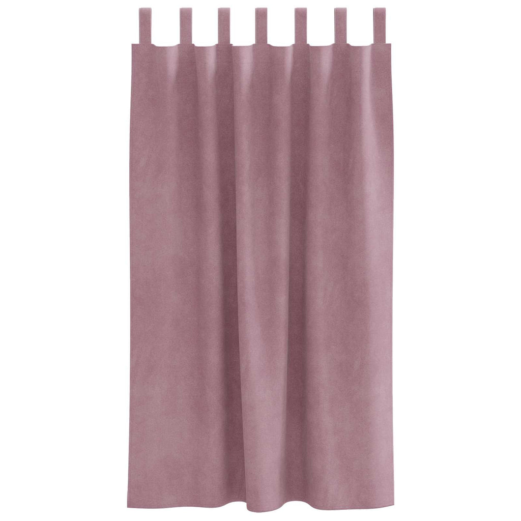 Verdunkelungsvorhänge 2 pcs Dunkelrosa 140 x 175 cm Samt