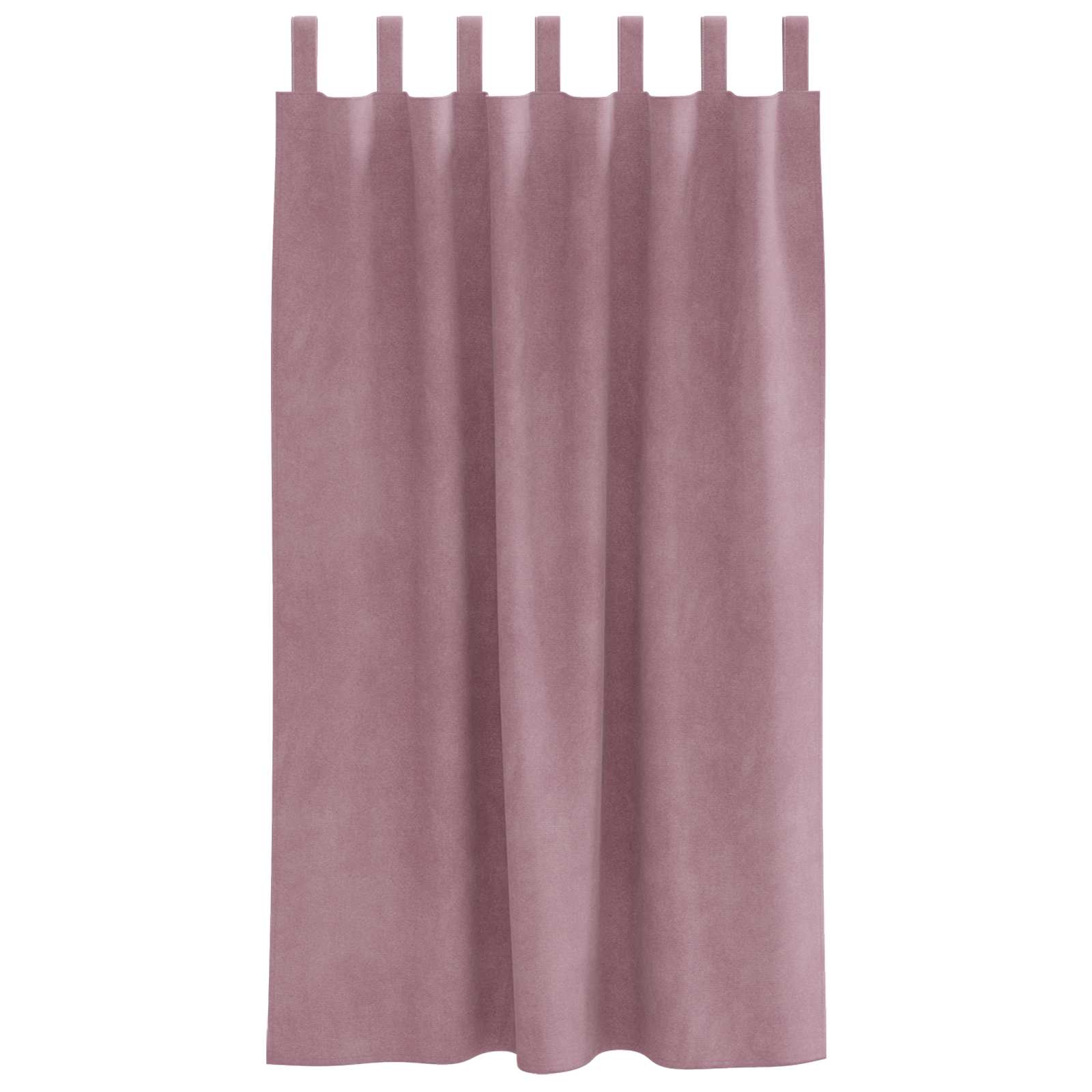 Verdunkelungsvorhänge 2 pcs Dunkelrosa 140 x 175 cm Samt