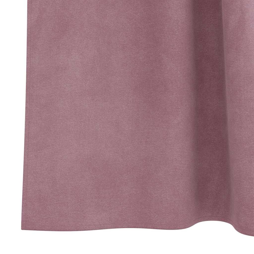 Verdunkelungsvorhänge 2 pcs Dunkelrosa 140 x 245 cm Samt