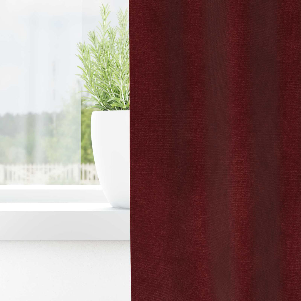 Verdunkelungsvorhänge 2 pcs Weinrot 140 x 175 cm Samt