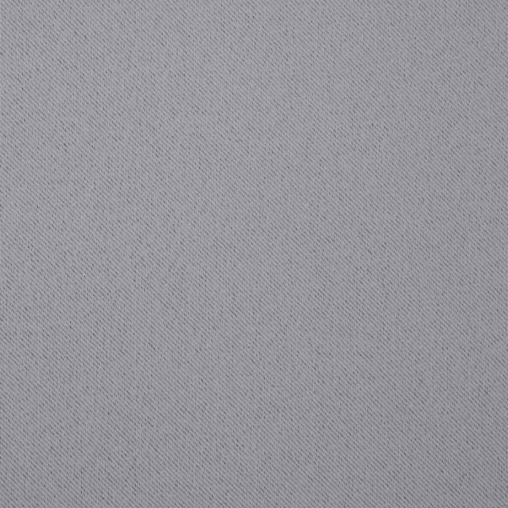 Verdunkelungs-Vorhänge mit Ringen 2 pcs Hellgrau 175 x 140 cm