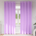 Verdunkelungs-Vorhänge mit Ringen 2 pcs Lila 245 x 140 cm