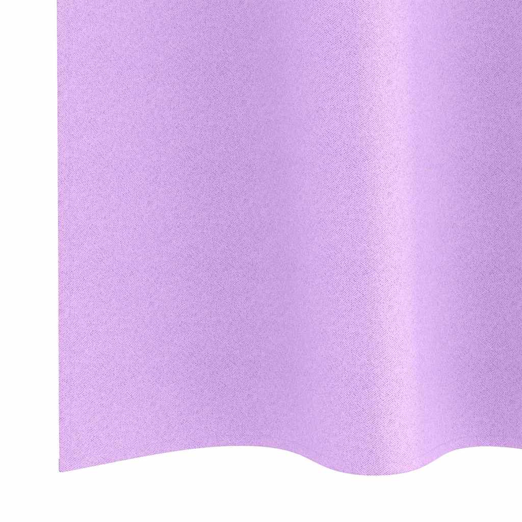 Verdunkelungs-Vorhänge mit Ringen 2 pcs Lila 260 x 140 cm