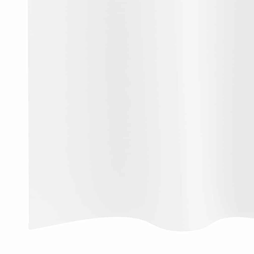 Verdunkelungs-Vorhänge mit Ringen 2 pcs Reinweiß 225 x 140 cm