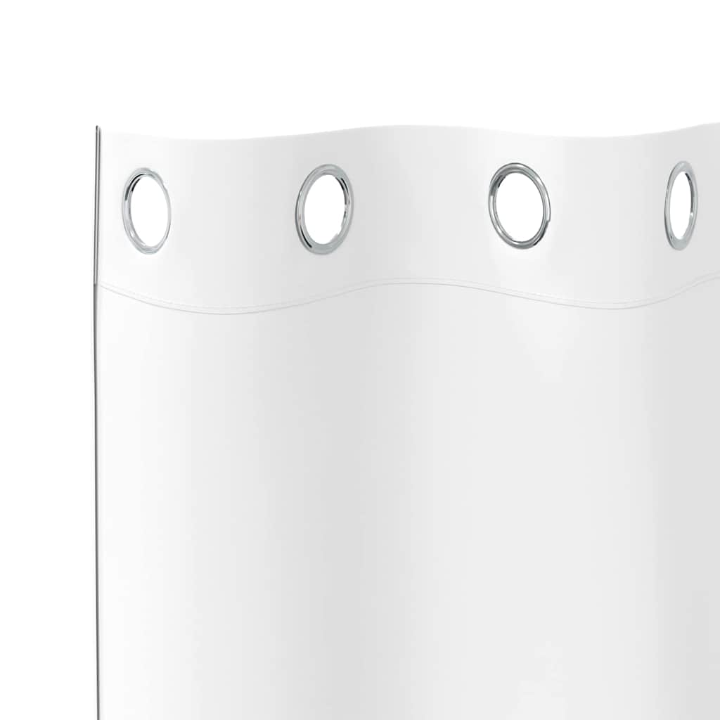 Verdunkelungs-Vorhänge mit Ringen 2 pcs Reinweiß 245 x 140 cm