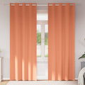 Verdunkelungs-Vorhänge mit Ringen 2 pcs Terrakotta 225 x 140 cm