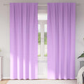 Verdunkelungs-Vorhänge mit Ringen 2 pcs Lila 225 x 140 cm