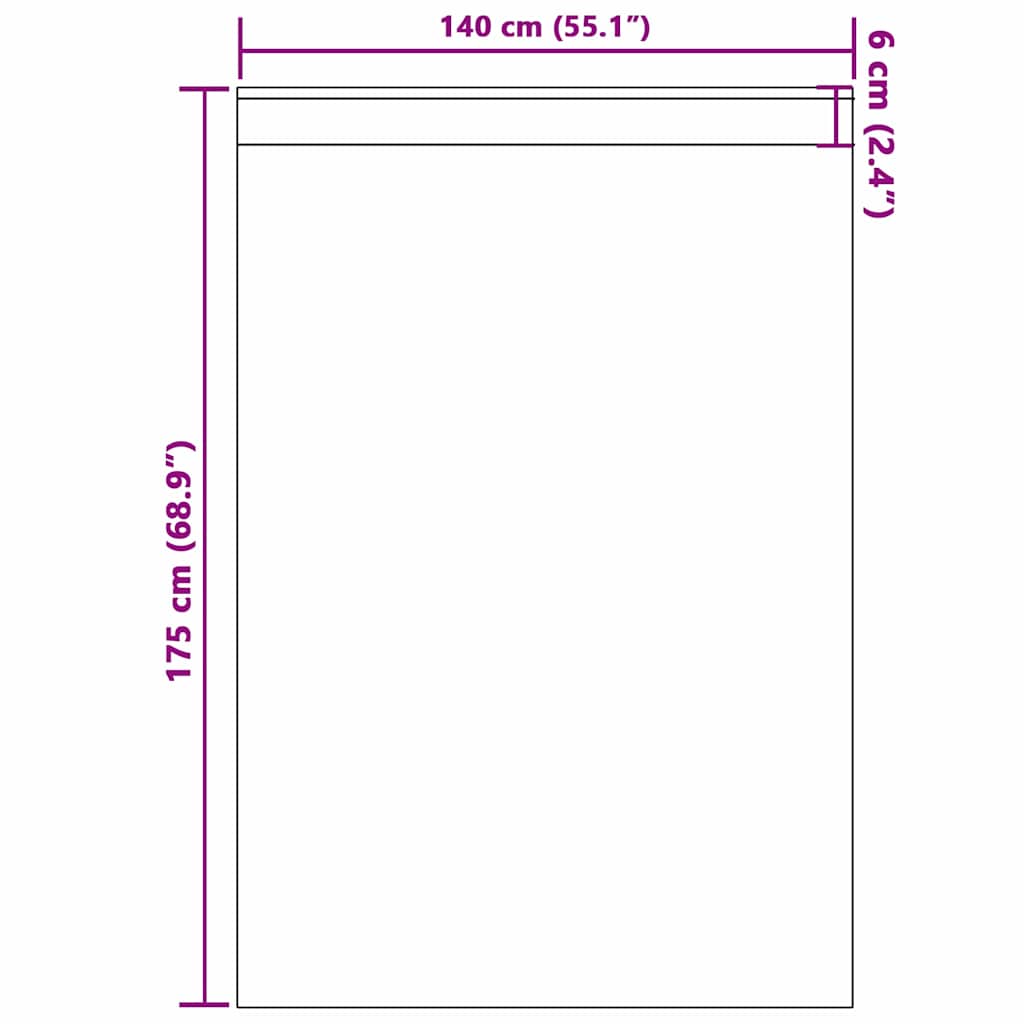 Verdunkelungs-Vorhänge mit Ringen 2 pcs Terrakotta 175 x 140 cm