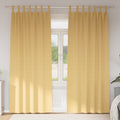Verdunkelungs-Vorhänge mit Ringen 2 pcs Beige 225 x 140 cm