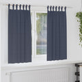Verdunkelungs-Vorhänge mit Ringen 2 pcs Anthrazit 175 x 140 cm
