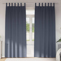 Verdunkelungs-Vorhänge mit Ringen 2 pcs Anthrazit 245 x 140 cm