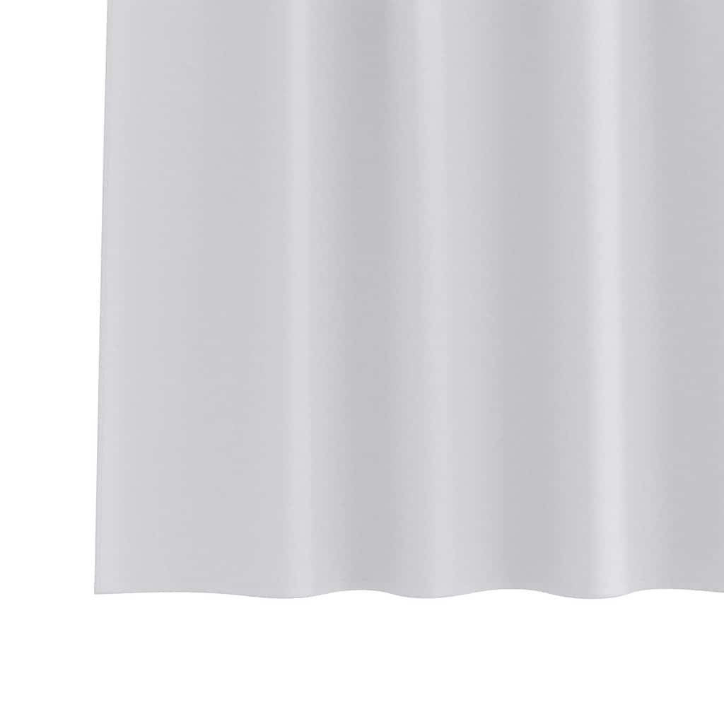 Verdunkelungs-Vorhänge mit Ringen 2 pcs Hellgrau 140 x 140 cm