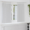 Verdunkelungs-Vorhänge mit Ringen 2 pcs Helles Grau