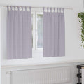 Verdunkelungs-Vorhänge mit Ringen 2 pcs Metallic Grau