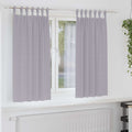 Verdunkelungs-Vorhänge mit Ringen 2 pcs Metallic Grau