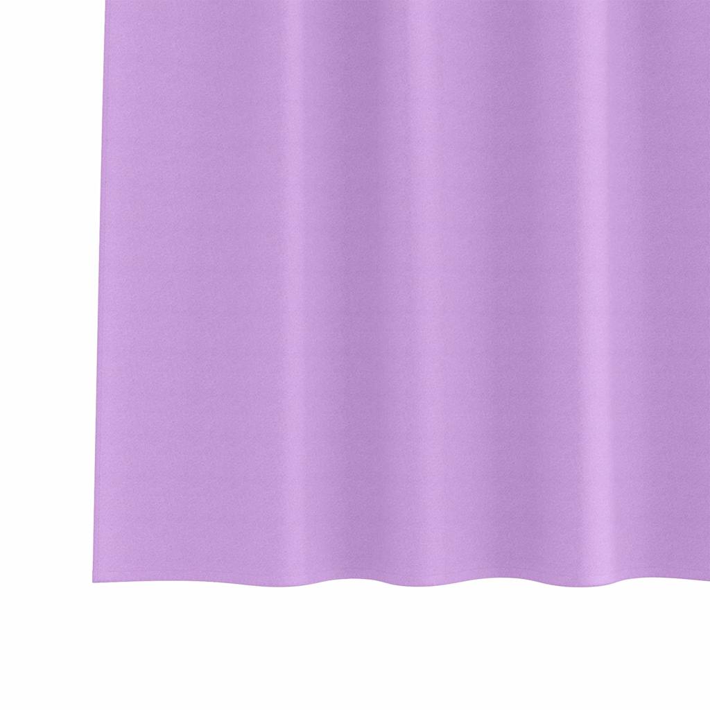Verdunkelungs-Vorhänge mit Ringen 2 pcs Lila 225 x 140 cm