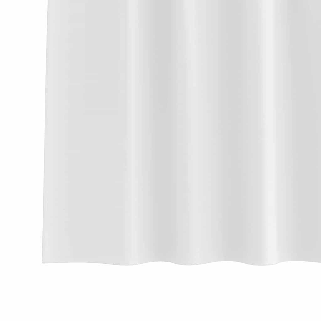 Verdunkelungs-Vorhänge mit Ringen 2 pcs Reinweiß 245 x 140 cm