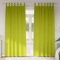 Verdunkelungs-Vorhänge mit Ringen 2 pcs Grün 225 x 140 cm