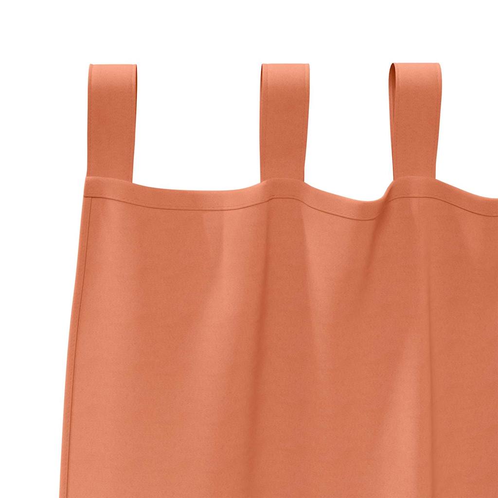 Verdunkelungs-Vorhänge mit Ringen 2 pcs Terrakotta 245 x 140 cm