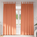 Verdunkelungs-Vorhänge mit Ringen 2 pcs Terrakotta 260 x 140 cm