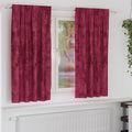 Samtvorhänge mit Vorhängen 2 pcs Weinrot 175 x 140 cm Samt