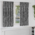 Samtvorhänge mit Vorhängen 2 pcs Grau 175 x 140 cm Samt