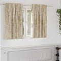 Samtvorhänge mit Vorhängen 2 pcs Creme 140 x 140 cm Samt