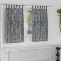 Samtvorhänge mit Vorhängen 2 pcs Grau 140 x 140 cm Samt