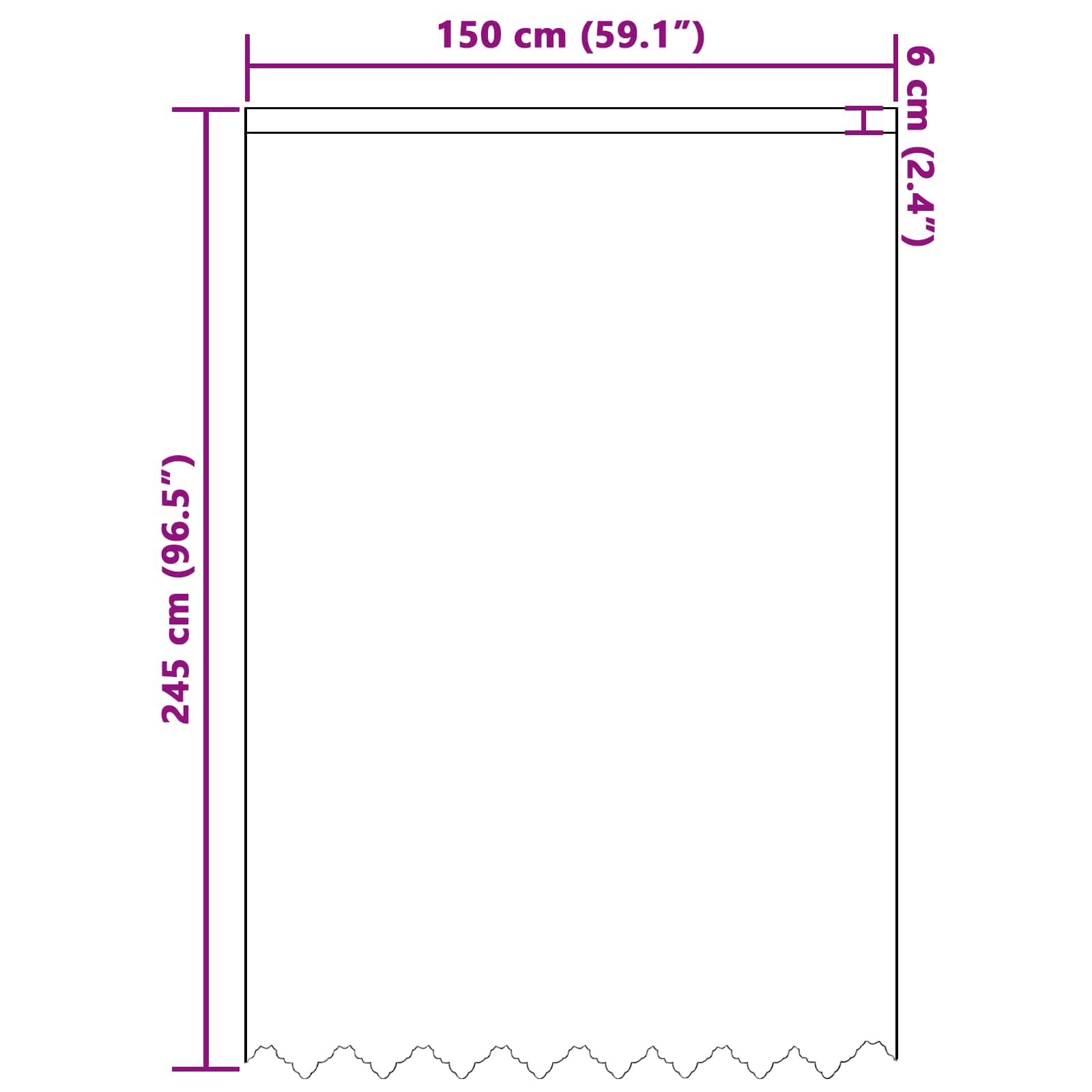 Spitzenvorhang mit Vorhängen Floral Weiß 245x150cm Polyester
