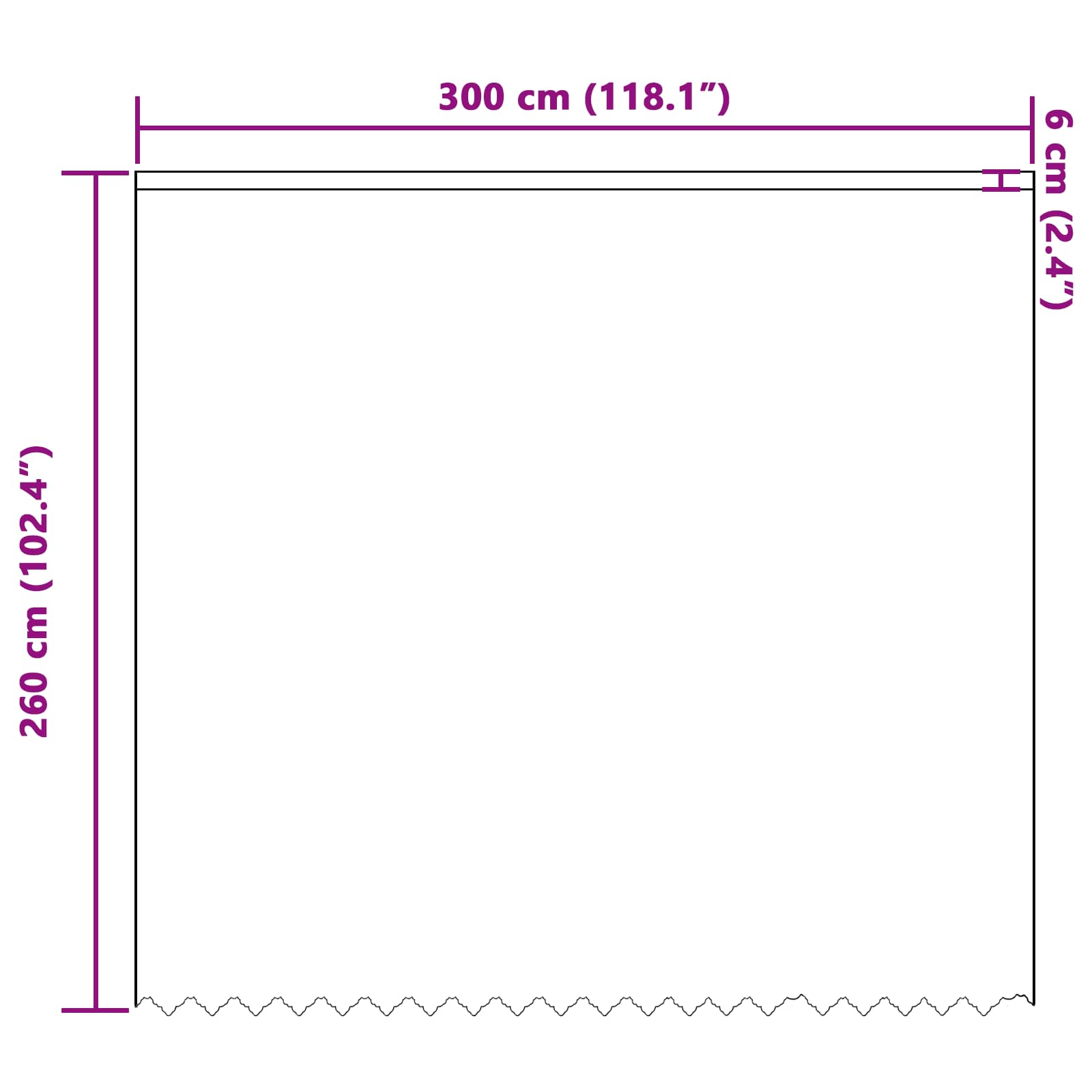 Spitzenvorhang mit Vorhängen Floral Weiß 260 x 300 cm Polyester