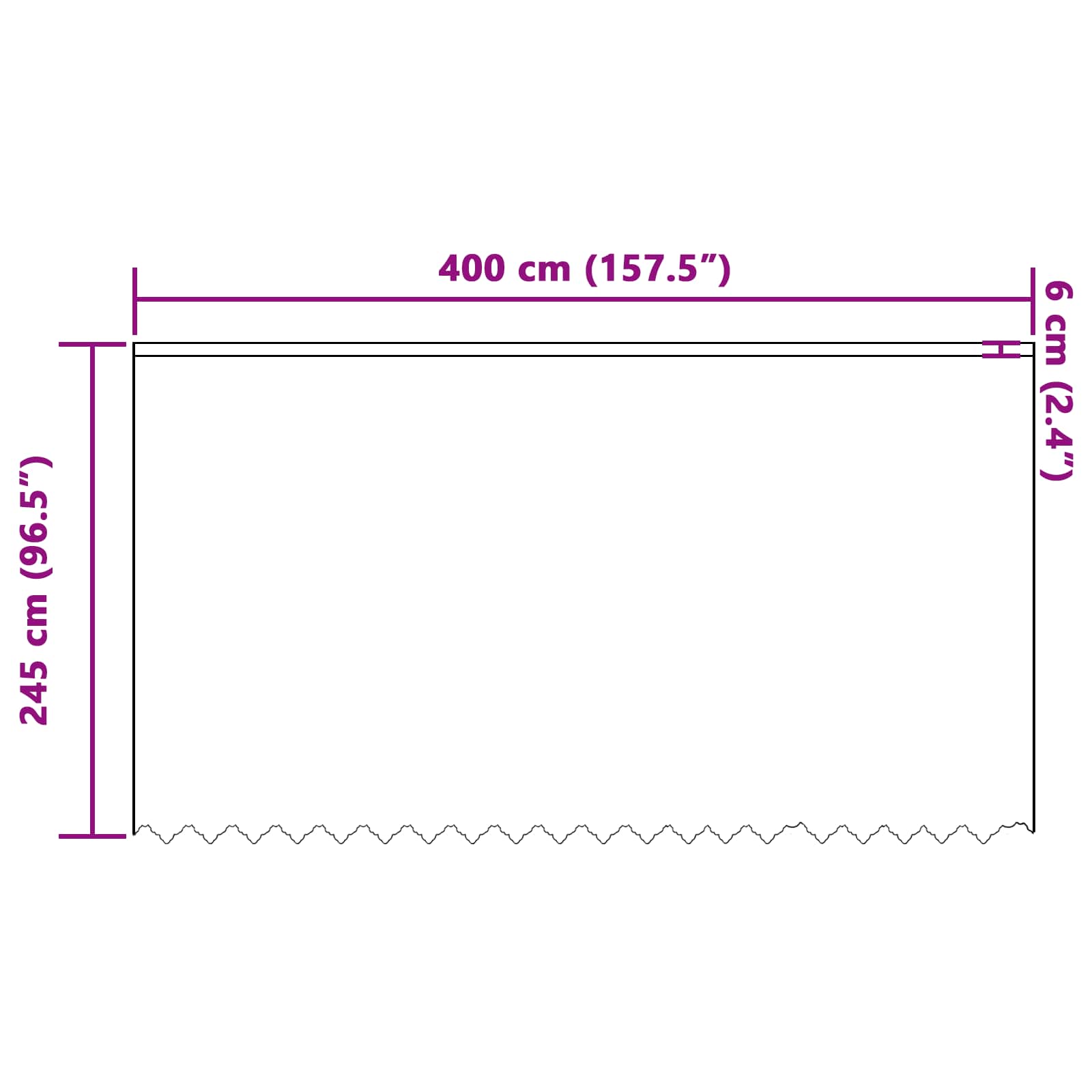 Spitzenvorhang mit Vorhängen Floral Weiß 245 x 400 cm Polyester
