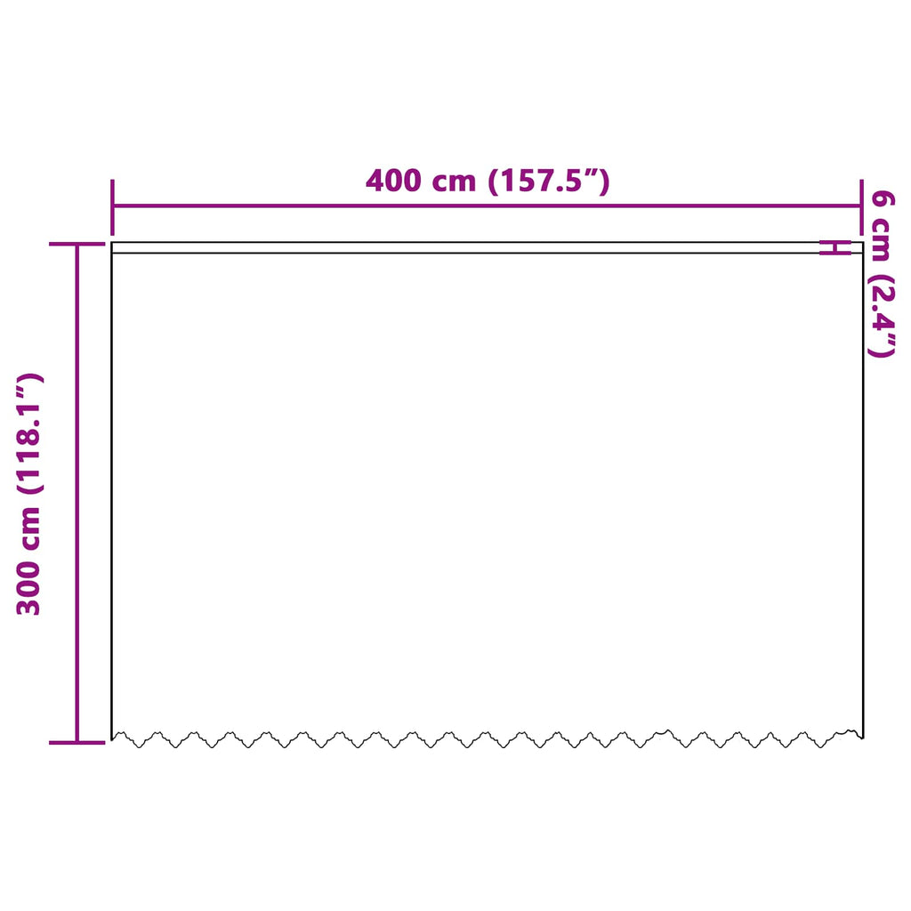Spitzenvorhang mit Vorhängen Floral Weiß 300 x 400 cm Polyester