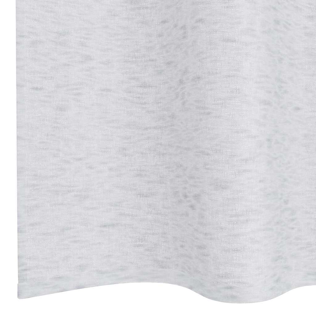 Voile-Vorhang 2 pcs Hellgrau 245 x 140 cm Polyester