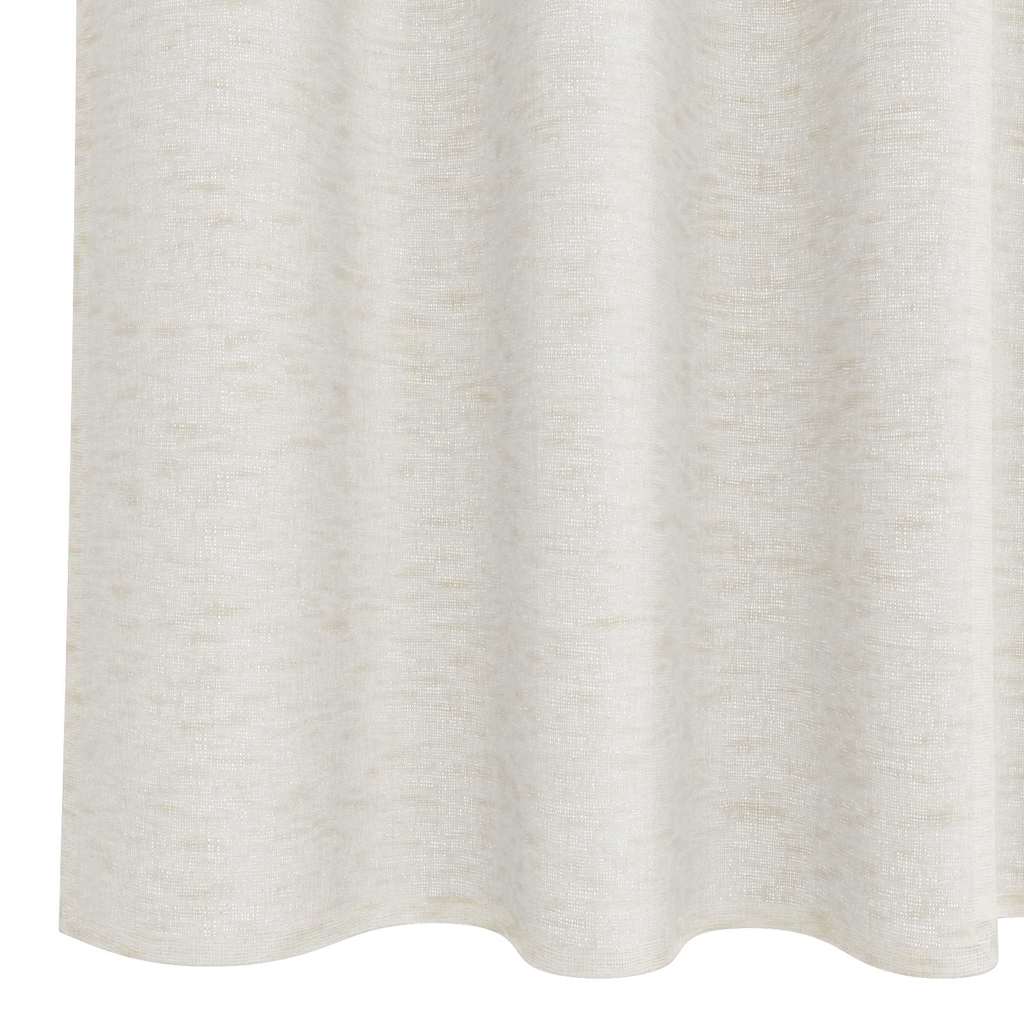 Voile-Vorhang mit Vorhängen 2 pcs Creme 260 x 140 cm Polyester