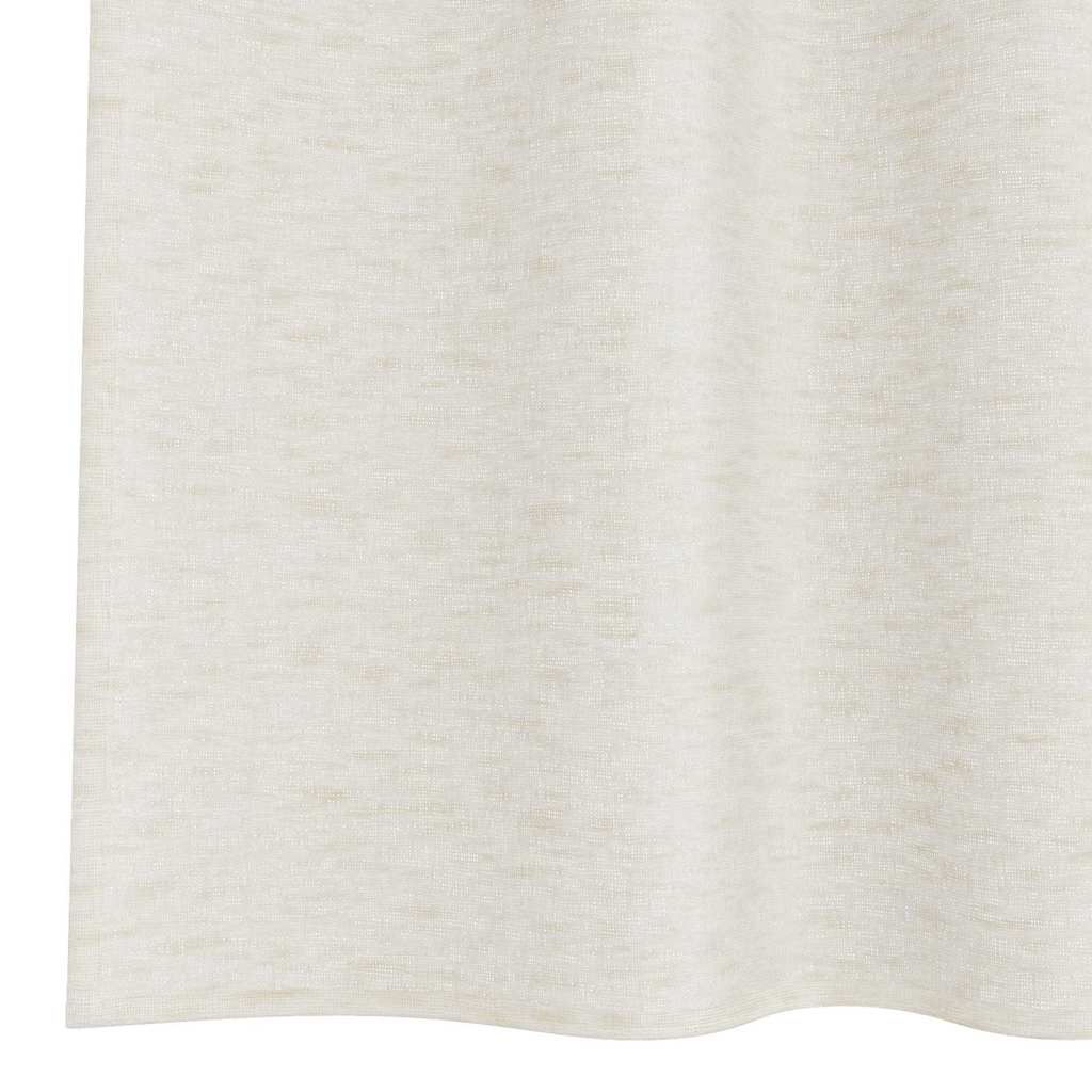 Voile-Vorhang mit Vorhängen 2 pcs Creme 260 x 140 cm Polyester