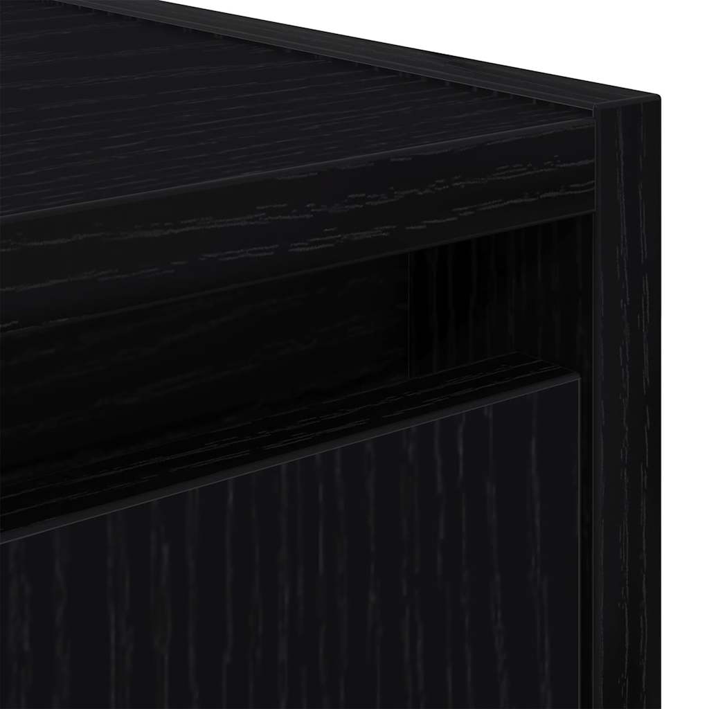 Wand-Nachttisch Schwarz 38x34x40 cm