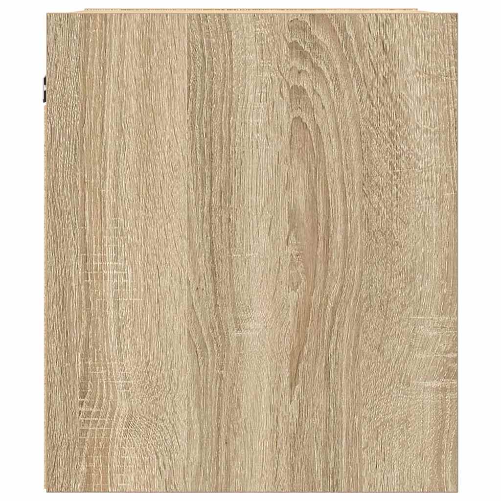 Wand-Nachttische 2 Stk. Sonoma-Eiche 38x34x40 cm