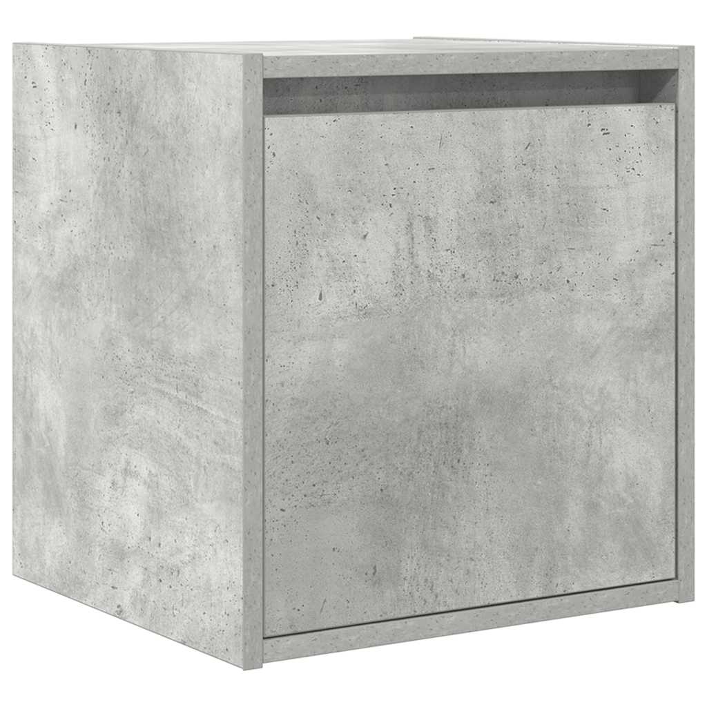 Wand-Nachttisch Betongrau 38x34x40 cm
