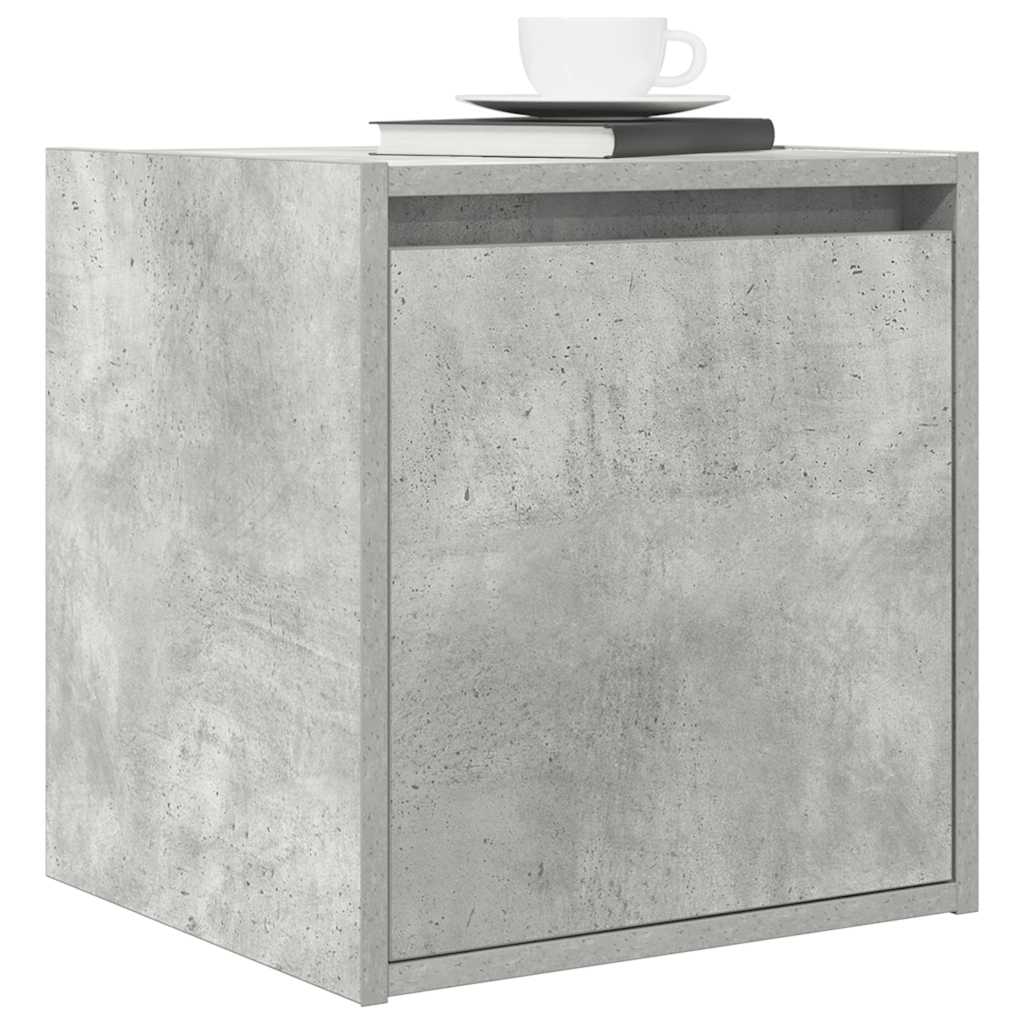 Wand-Nachttisch Betongrau 38x34x40 cm
