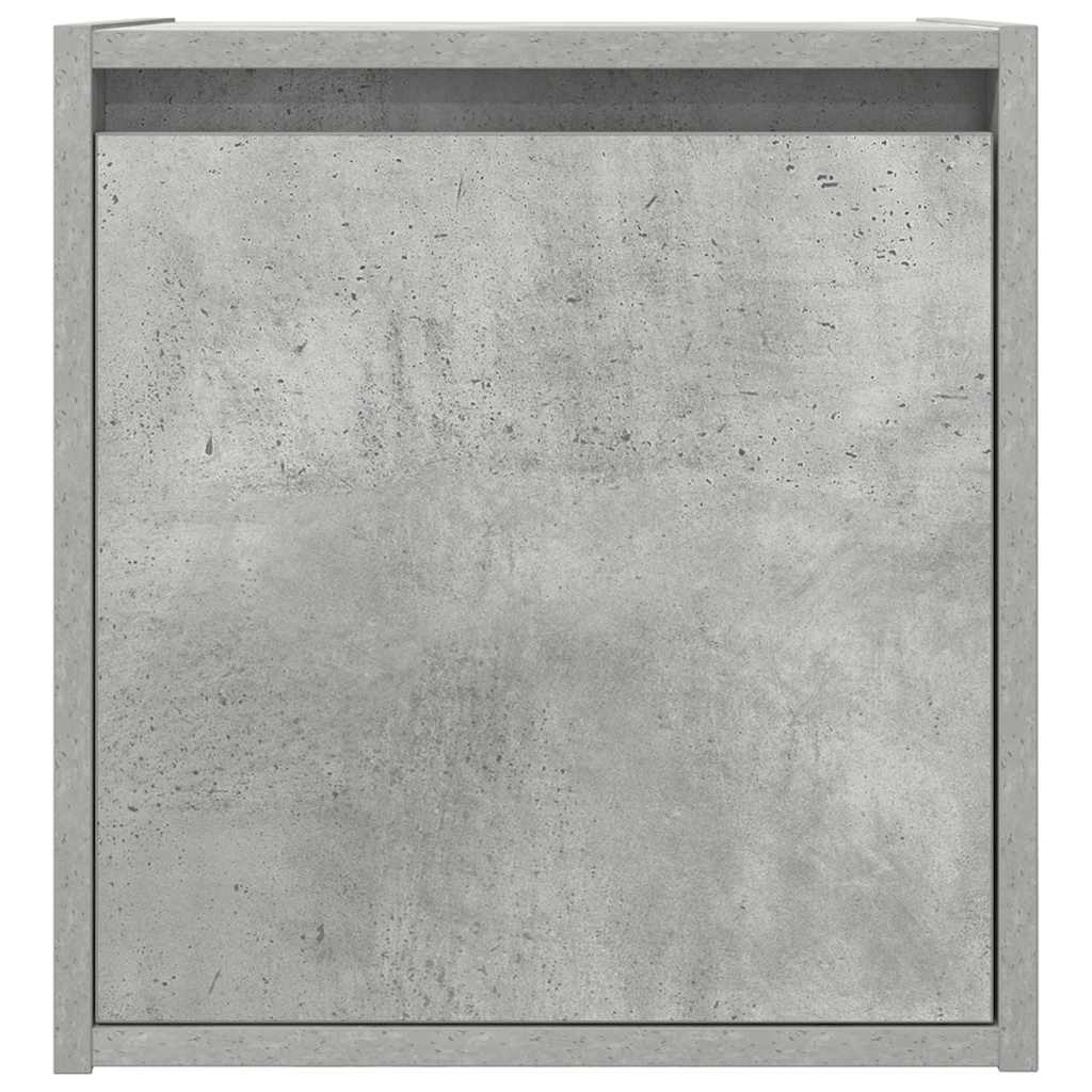 Wand-Nachttisch Betongrau 38x34x40 cm