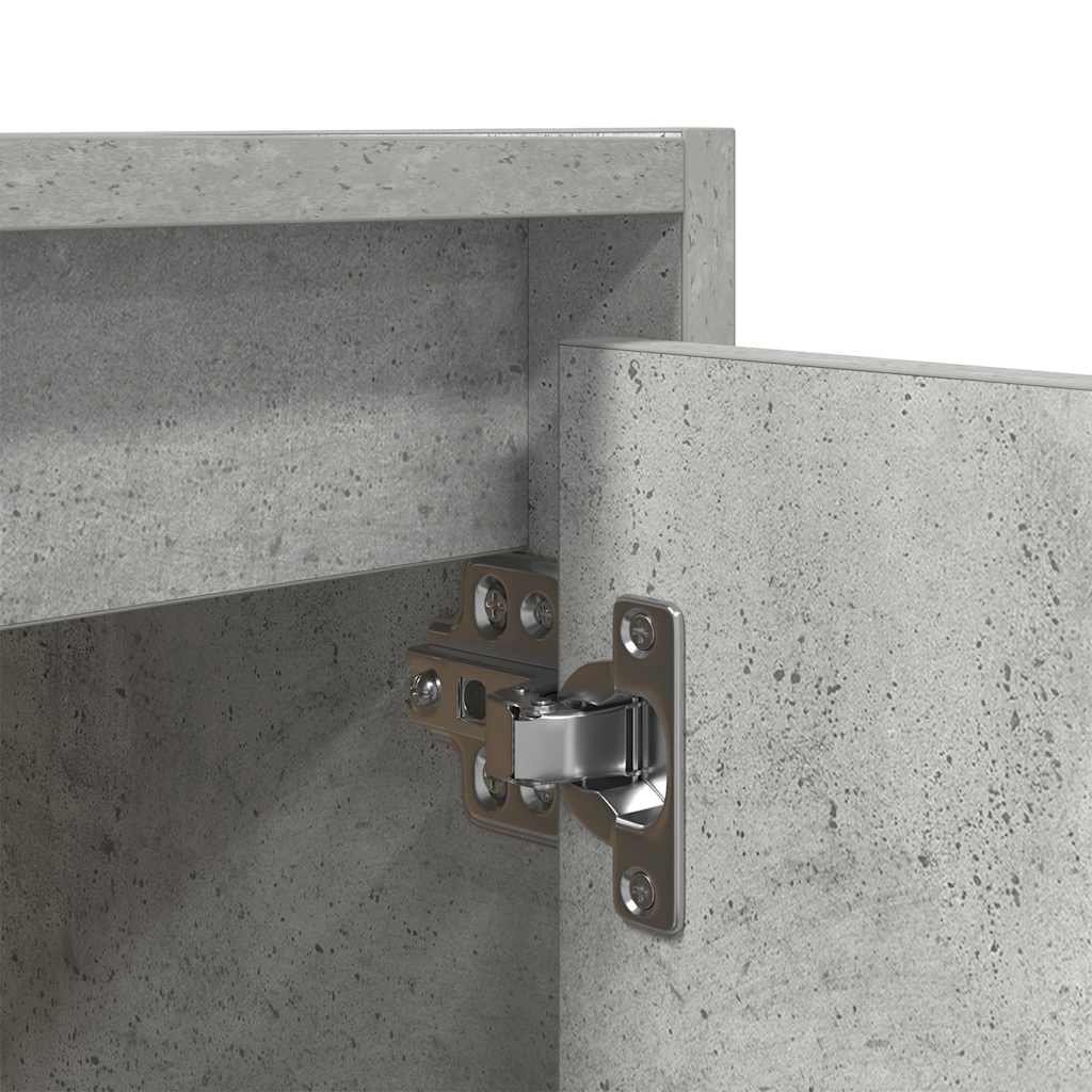Wand-Nachttisch Betongrau 38x34x40 cm
