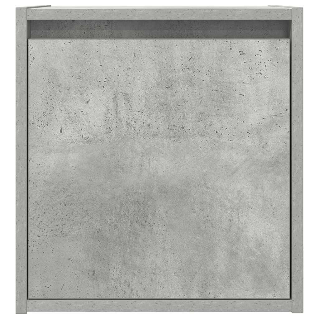 Wand-Nachttische 2 Stk. Betongrau 38x34x40 cm